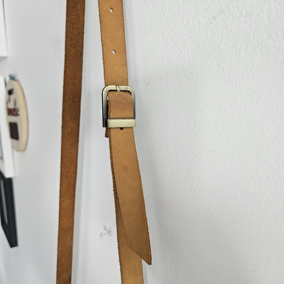 Handmade Tan Lather Crossbody Mini Bag - Picture 5 of 7